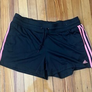 Adidas Black and Orange  Athletic Shorts Lightweight Performance